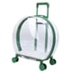 thumbnail image 4 of Pet Trolley Case Carrier Gatos Perros Bolsa De Equipaje Con Ruedas Transpirable Bolsa De Transporte Rayas Verdes, 4 of 5