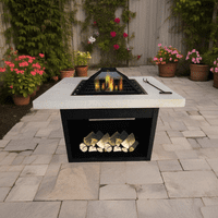 Igpro - Fogon Parrilla A La Piedra Con Guardaleña 92X70X63Cm