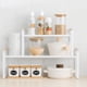 thumbnail image 4 of Repisa Organizador Multiuso Cocina Acero Madera 34cm Color Blanco., 4 of 8