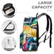 thumbnail image 4 of Bulldog Francés-theme Backpack, Campus style schoolbag Bookbag with Adjustable Shoulder Straps And Large Zip Compartment, Unisex Travel Bags.42x30x15cm, 4 of 6