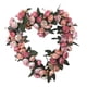 thumbnail image 1 of Guirnalda De Puerta Delantera Artificial Con Corona De Corazón Rosa Para Adornos De Fiesta Rosa, 1 of 5