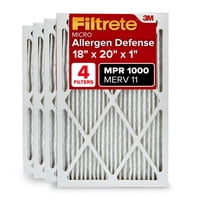 Filtro De Aire Filtrete Ac Furnace Merv 11 Mpr 1000 18X20X1Cm