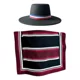 thumbnail image 1 of Manta Poncho + Sombrero Huaso, 1 of 3