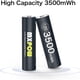 thumbnail image 3 of Pilas AA Recargables MXPOW 3500mWh 1.5V Cargador LCD 4u, 3 of 3