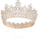 thumbnail image 1 of Joypea Tiara Corona Cristal Tiara Para Mujer Corona Nupcial Boda Cumpleaños Graduación Reina Concurso Accesorios Para El Cabello, 1 of 7