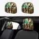 thumbnail image 1 of El Mago de la Ciudad Esmeralda Funda Protectora Universal para Reposacabezas de Coche, Funda Elástica para Reposacabezas de Asiento de Auto, Funda de Tela Antipolvo, Accesorios de Interior 2 Piezas, 1 of 6