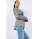 thumbnail image 3 of Blazer Ccwholesalesclothings Oversized Con Cinturón Gris, 3 of 5