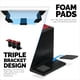 thumbnail image 5 of Soporte para dispositivos BRAINWAVZ 7,6 cm negro (adhesivo/tornillo), 5 of 9