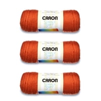 Hilo Caron Simply Soft Pumpkin 170 G / 215 M Acrílico Paquete De 3