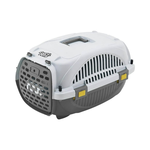Transportador De Plástico Para Mascotas 60x40x42 Cm Coolpets Blanco