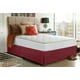 thumbnail image 3 of Falda de cama Utopia Bedding King con pliegues cuádruples, color burdeos, 3 of 3