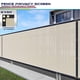 thumbnail image 2 of Malla de privacidad para cerca Windscreen4less beige 1.8 x 15 m, 2 of 7