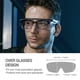 thumbnail image 3 of Gafas de seguridad para trabajo DEX FIT SG210 OTG, 6 pares, unisex, 3 of 6