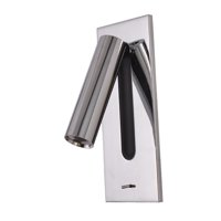 Ioensy - Lámparas De Pared Empotradas Lámpara De Pared Montada En La Pared Para Dormitorios Del Hogar Del Hotel Gris Plateado