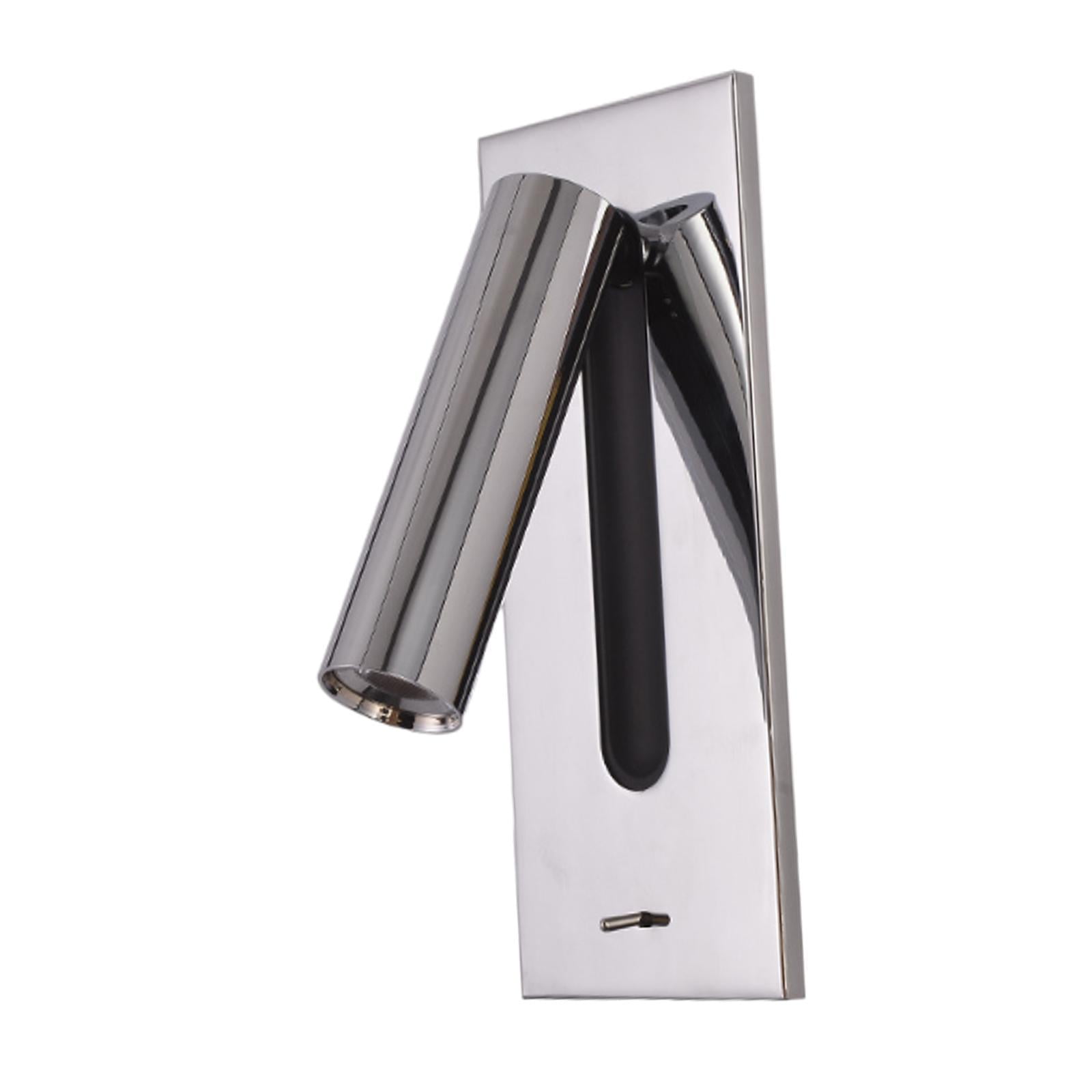 Ioensy - Lámparas De Pared Empotradas Lámpara De Pared Montada En La Pared Para Dormitorios Del Hogar Del Hotel Gris Plateado