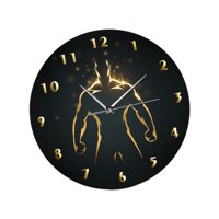 Bothyi - Reloj De Pared Silencioso Que No Hace Tictac, Elegante Reloj Colgante De 12 Pulgadas Para Decoración De Oficinas