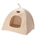 thumbnail image 1 of Tienda De Campaña Para Gatos Centro De Actividades Cama Suave Plegable Para Mascotas De Verano Para El Hogar Al Aire Libre Kitty M Beige, 1 of 3