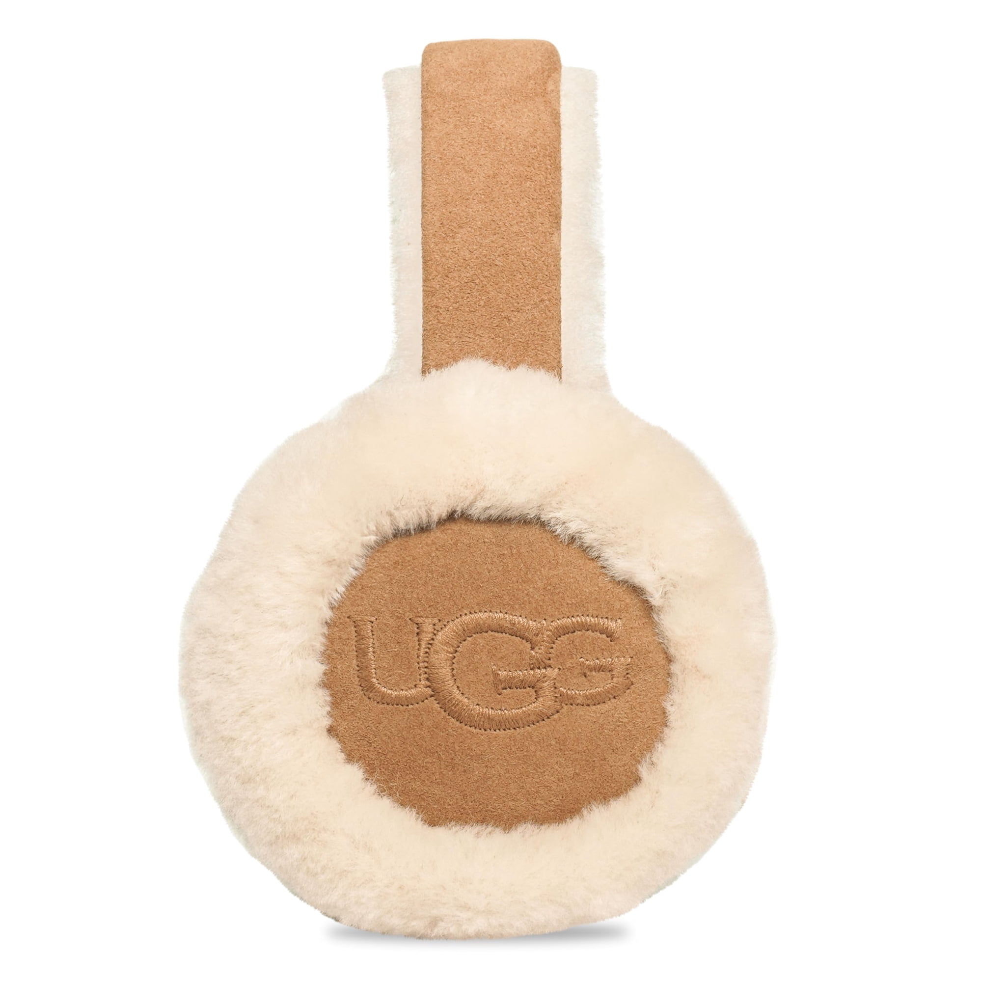 Ugg - Orejeras De Piel De Oveja Resistentes Al Agua Color Castaño Para Mujer