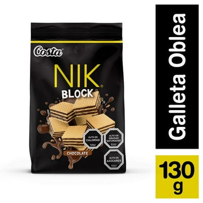 Galleta Oblea Nik Block 130 G Costa