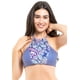 thumbnail image 1 of Bikini Peto Espalda En V Estampado Morado L, 1 of 3