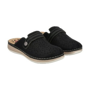 Zueco Mujer Negro Marina Police