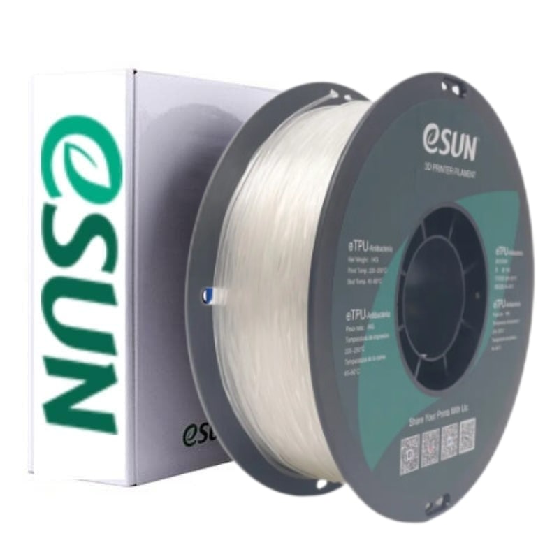 Esun - Filamento 3D Tpu Antibacterial Natural 1Kg | Filamentos