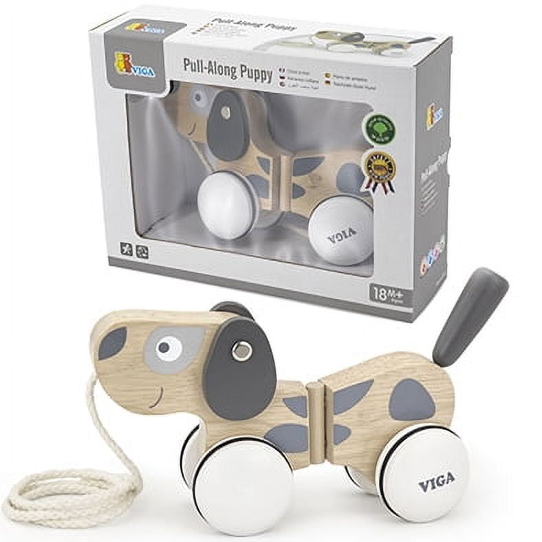 Viga - Juguete Madera Bebé Arrastre Perro