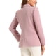 thumbnail image 3 of INSPIRE CHIC Chaqueta Vintage de Cuadros para Mujer, Doble Botonadura, Solapa con Muesca, Hombros Acolchados, Talla L, Rosa Sólido, 3 of 6