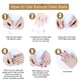 thumbnail image 4 of Juego completo de uñas postizas francesas. Lindas uñas postizas de perlas prensadas para mujeres y niñas. 24 piezas., 4 of 5