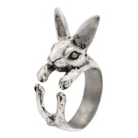 Ioensy - Anillos De Dedo Con Apertura De Conejo Retro, Regalos Ajustables Para Mujeres, Niñas Y Niños, Fiesta