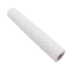 Magideal - Jacquard Mesh Mesh Decorative Net Table Arrangador De Moda Arrancio De Bricolaje Papel De Envoltura De Flores De Bricolaje Para El Día De San Valentín Blanco