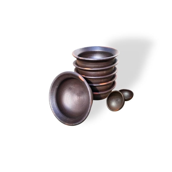 Platos Hondo de Greda 20cm Pack 6 unidades