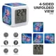 thumbnail image 3 of 200% Lobo Theme 7 Colors Alarm Clock Digital Led Alarm Clock Gifts For Kids Friends Family, 3 of 6