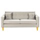 thumbnail image 1 of Sofa New Retro 3 Cuerpos Felpa 04 Gris, 1 of 5