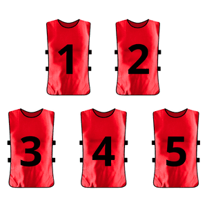 Linea Sport - Set 5 Petos Numéricos Para Adultos Xl