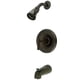 thumbnail image 1 of Grifo para tina y regadera Kingston Brass Manhattan de 7 pulgadas, 1 of 2