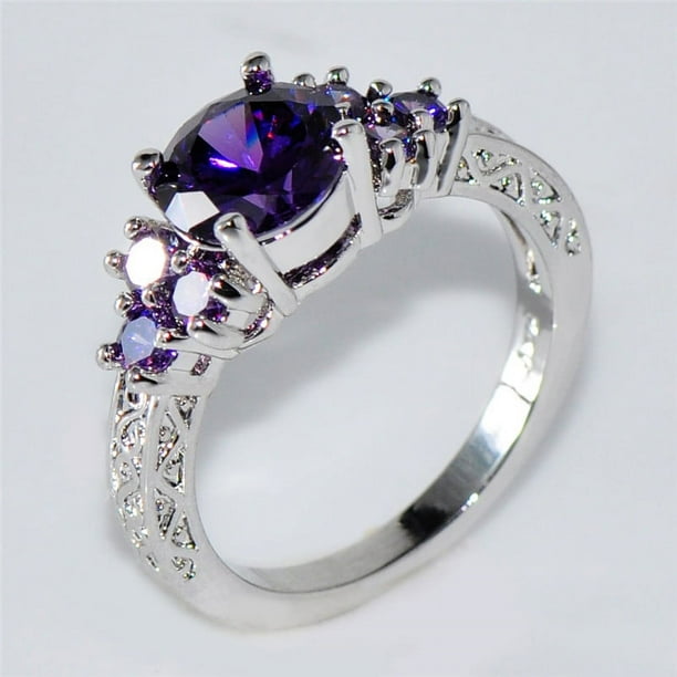 Stunning 18k Gold Plated Promise Ring with Sparkling Zircon Inlay - Perfect for Engagement, Wedding, and Evening Parties