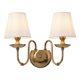 thumbnail image 1 of Apliques de pared Aiwen de 2 luces, latón, 42 cm, 110 V, 1 of 9