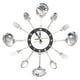 thumbnail image 3 of Cubiertos Creativos, Reloj De Pared, Cubiertos, Utensilios De Cocina, Cuchara, Tenedor Para Decoración Artística, 3 of 5
