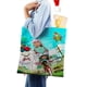 thumbnail image 4 of Kipo and the Age of Wonderbeasts Bolso de tela con estampado de lienzo para mujer, bolsa de compras reutilizable y estética, con cremallera interior, regalo para mujer, 35 × 40 cm., 4 of 6