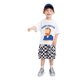 thumbnail image 3 of Pack 6 Polera 100% Algodón Para Niños Manga Corte Unisex Blanco 170, 3 of 3