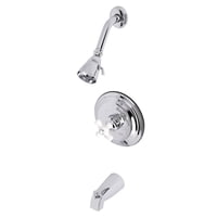 Grifo Kingston Brass Kb3631Pxt De Una Sola Manija Para Bañera/Ducha