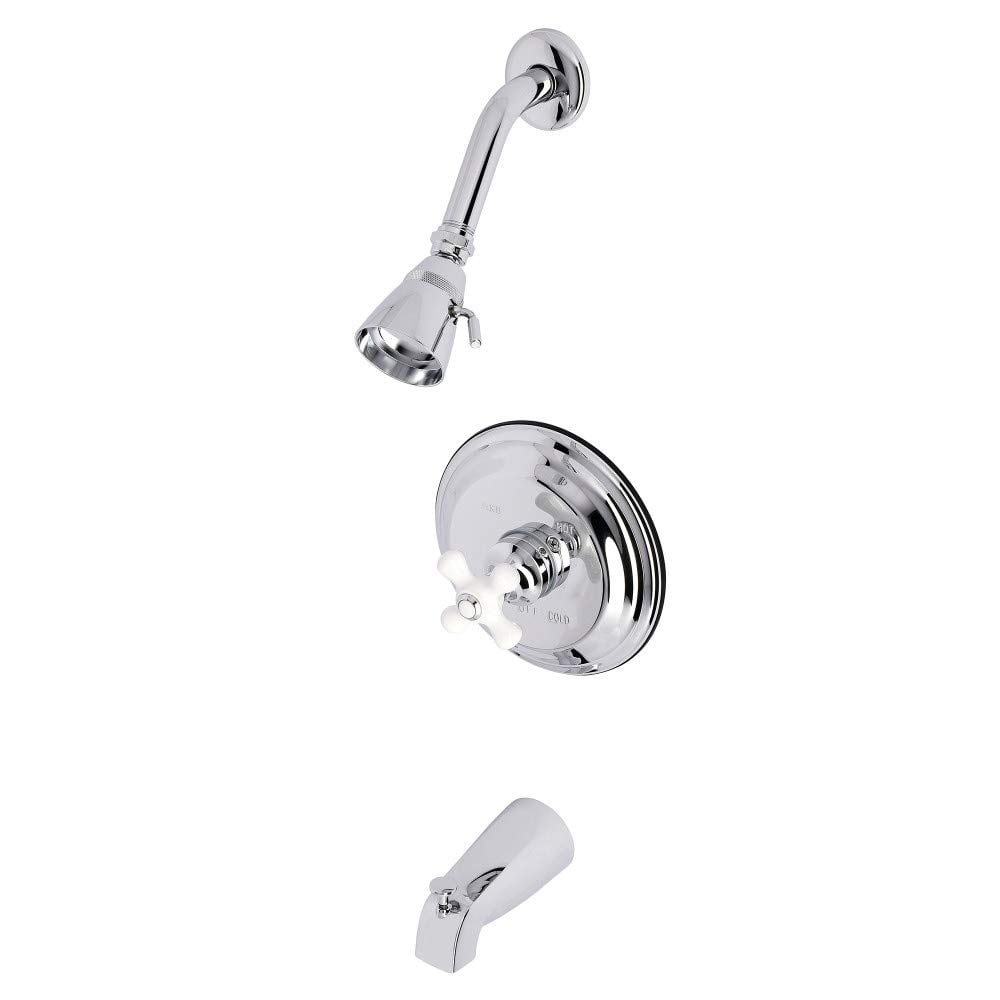 Grifo Kingston Brass Kb3631pxt De Una Sola Manija Para Bañera/ducha