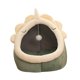 thumbnail image 5 of Cama Para Gatos, Nido Cálido, Caba?a Para Perros, Perrera, Almohadilla De Dormir De Felpa Suave, Verde S, 5 of 5