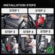 thumbnail image 4 of Cubierta de Consola Aerovia F150 2021-2026 Impermeable Negra, 4 of 9