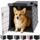 thumbnail image 1 of Funda para jaula de perro GORILLA GRIP 76 cm gris y negro con pata, 1 of 9