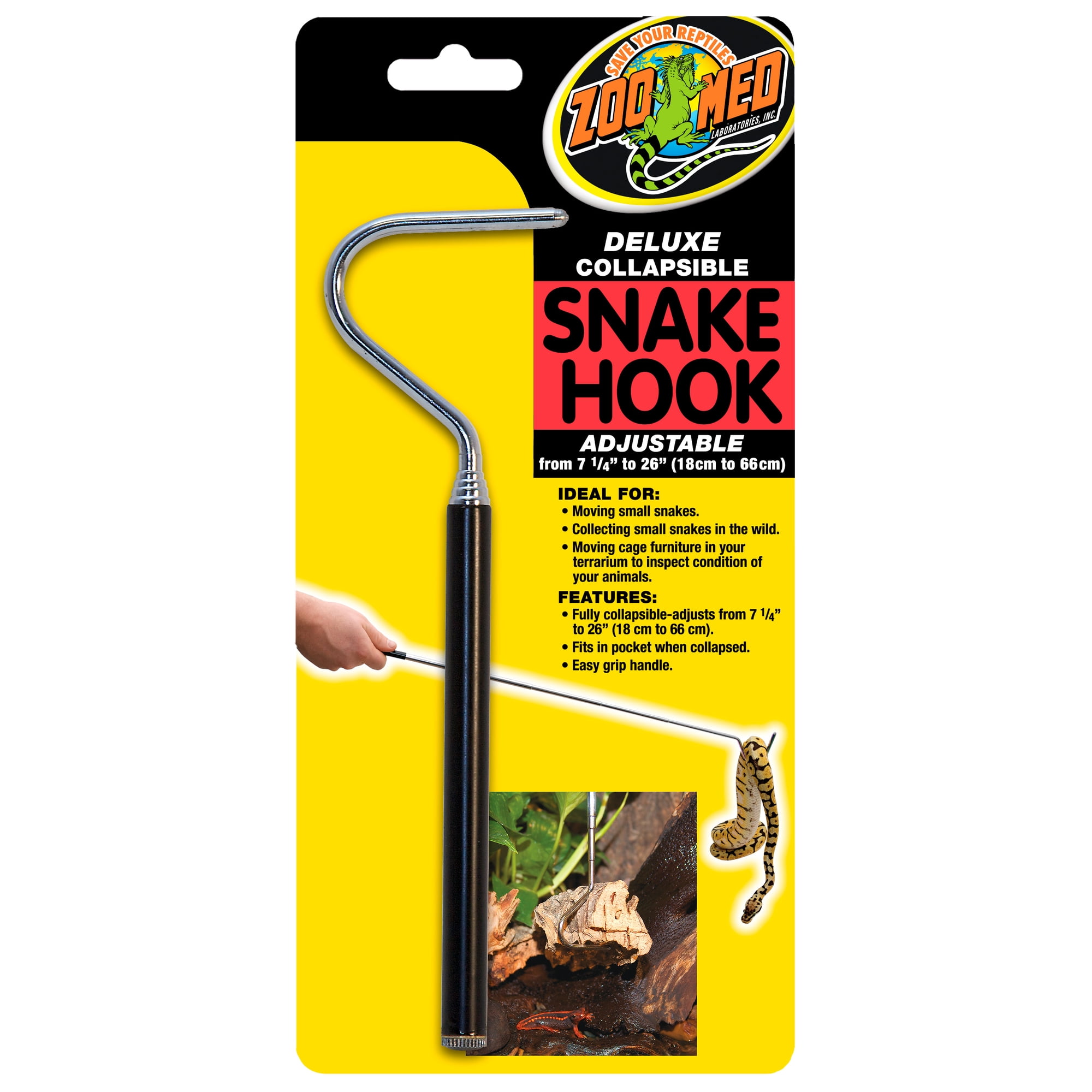 GANCHO PLEGABLE PARA SERPIENTES (18-66CM)