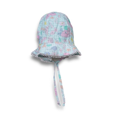 Gorro Bebé Niña Aqua Pillin
