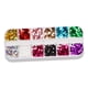 thumbnail image 2 of Colorido Nail Art Glitter Paillette Láminas Escamas Decoración Para El Cuidado De Las U?as 01, 2 of 5