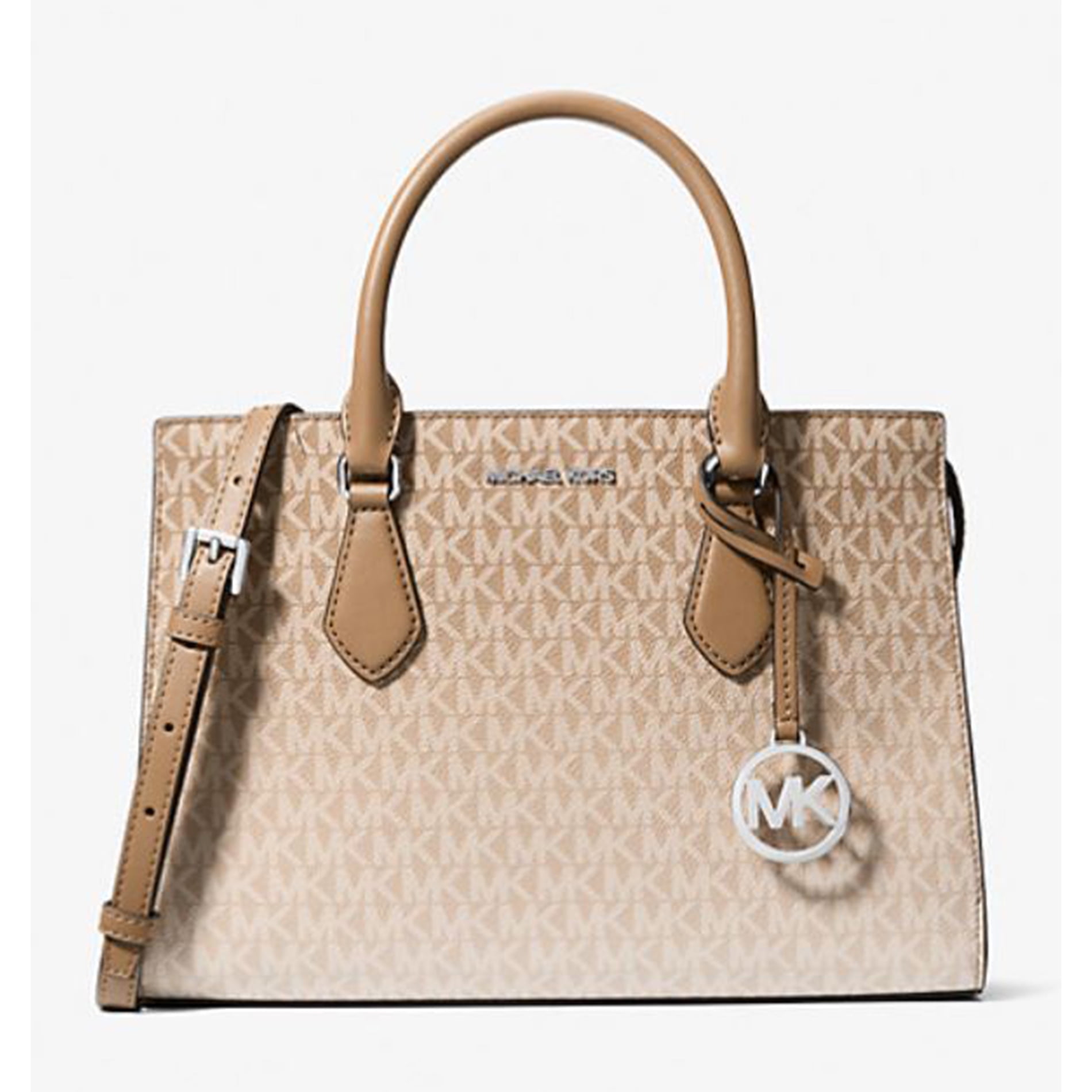 Cartera Michael Kors Womens Sheila Medium Ombr Signature Logo Satchel 35r5s6hs8b Husk